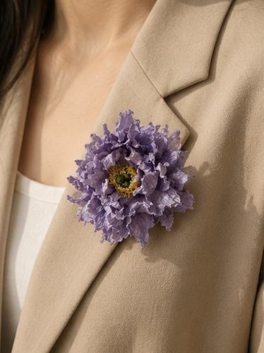 Blooming Lavender Brooch
